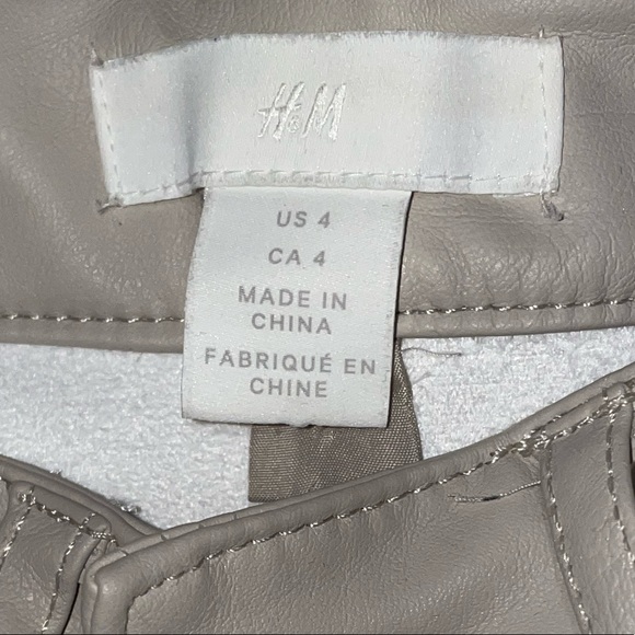 H&M Faux Leather pants - Picture 4 of 4